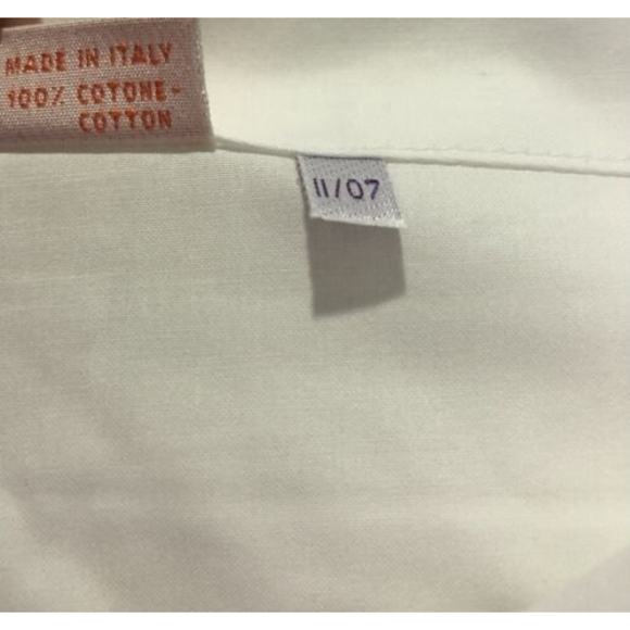 Rivolta Carmignani Embroidered Top Sheet White Italy Made 229CMx234CM - Picture 7 of 8